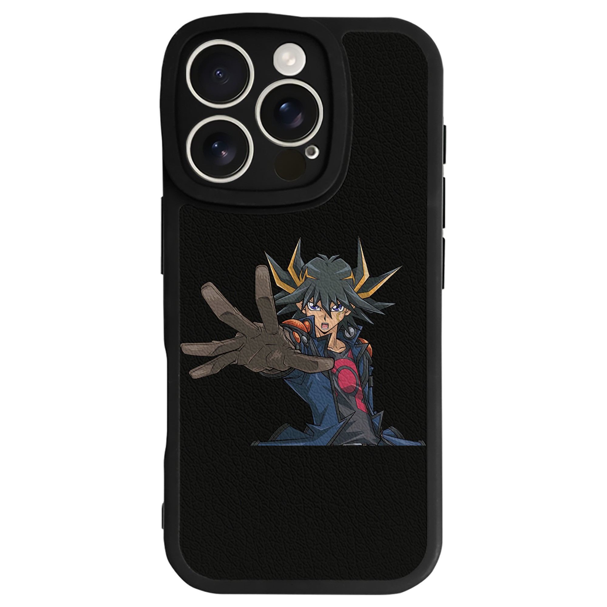 遊☆戯☆王 Yu-Gi-Oh! 【iPhone 16シリーズ対応】シリコンスマホケース（レザー調） 材質：シリコン